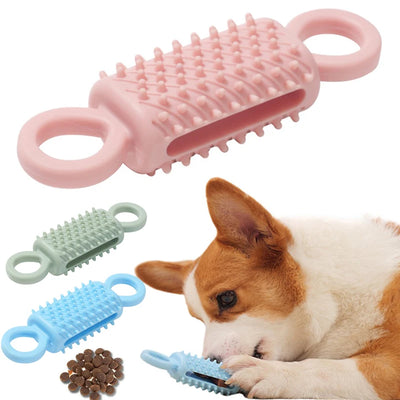 Giocattolo da masticare per animali domestici TPR Giocattoli interattivi per cani molari resistenti al morso per cani di piccola taglia Perdite Giocattolo alimentare Pulizia dei denti del cane Giocattolo Forniture - My Store Pet