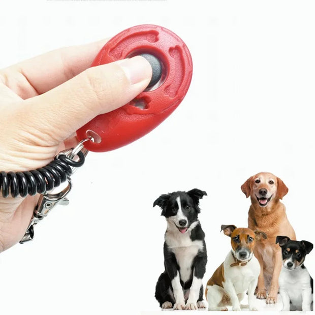 Clicker per addestramento del cane Pet Cat Dog Click Trainer Vari stili di aiuto Cinturino da polso regolabile Portachiavi con suono Repellente per cani Prodotto per animali domestici - My Store Pet