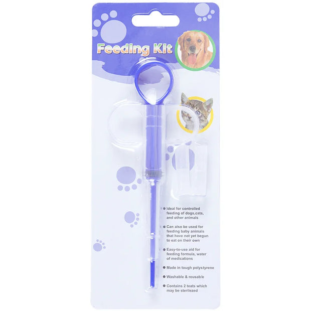 Applicatore di pillole per animali domestici, siringa per gatti e cani, mangiatoia per farmaci, prodotto resistente agli insetti, pillola con clip, distributore d'acqua per animali domestici - My Store Pet