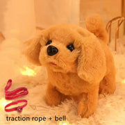 Cani giocattolo per bambini che camminano e abbaia Coda che scodinzolante Peluche Animali elettronici interattivi Cuccioli Giocattoli Montessori per ragazze Bambini piccoli Bambini - My Store Pet