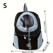 Zaini per cani, zaini per animali domestici, borse da viaggio per cani/gatti di piccola/media taglia, zaini frontali - My Store Pet