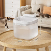 Distributore d'acqua per animali domestici Filtro di circolazione automatico Distributore intelligente per gatti Alimentatore d'acqua per cani di grande capacità - My Store Pet