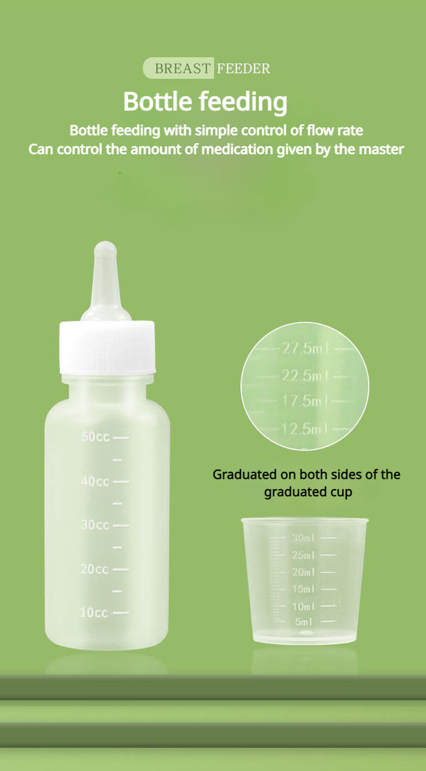 Set di dispositivi per l'alimentazione degli animali domestici Set di siringhe per biberon per la cura dei cani e gatti Dispositivo per l'alimentazione dei gattini appena nati con biberon Dispositivo per farmaci per cuccioli - My Store Pet