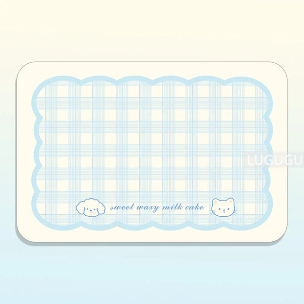 VIKAMA Tovagliette per animali domestici carini Gatti e cani Tappetini per animali domestici semplici assorbenti universali antiscivolo senza lavaggio Forniture per animali domestici - My Store Pet