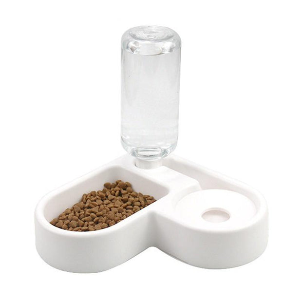 Alimentatore automatico per animali domestici da 500 ml Ciotola piccola Bere portatile Ciotola per cibo per cani e gatti Soggiorno Camera da letto Prodotti per animali Articoli per animali domestici - My Store Pet