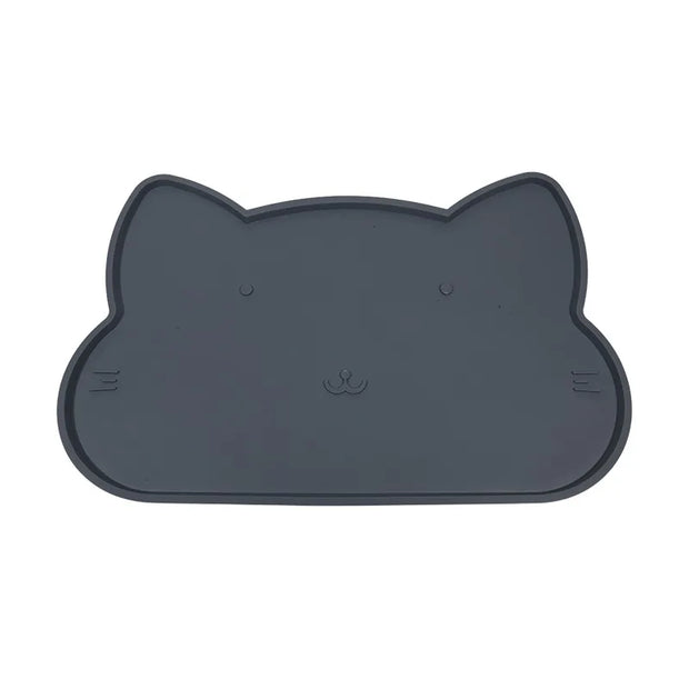 Tappetino per l'alimentazione degli animali domestici per cani Gatti Tappetino per cibo per gatti antiscivolo impermeabile in silicone tinta unita Tovaglietta per tappetino per l'alimentazione del cane portatile - My Store Pet