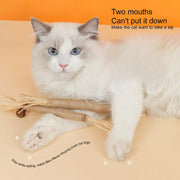 Giocattoli per gatti, Matatabi naturale, bastoncini per snack per gatti domestici, erba gatta per pulire i denti, resistente ai morsi, bastoncino per digrignare i denti, forniture per animali domestici - My Store Pet
