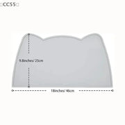 maveraCC55 Estera per gatti in silicone di grado alimentare Anti-sporco Facile da pulire Gatti Tappetini per cani Tappetino antiscivolo impermeabile a prova di perdite Prodotto per animali domestici - My Store Pet