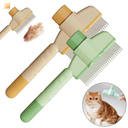 Spazzola per massaggio per toelettatura gatti Pettine per animali domestici Spazzola professionale per rimozione peli di animali domestici con nodo aperto Pettine per gattini durevole Accessori per animali domestici - My Store Pet