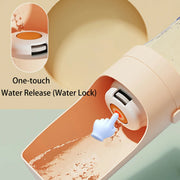 Bottiglia d'acqua portatile per cani Distributore di idratazione per animali domestici durevole Passeggiate all'aperto Escursionismo Viaggi Bottiglia ergonomica per animali domestici Distributore d'acqua per cani - My Store Pet