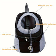 Zaini per cani, zaini per animali domestici, borse da viaggio per cani/gatti di piccola/media taglia, zaini frontali - My Store Pet
