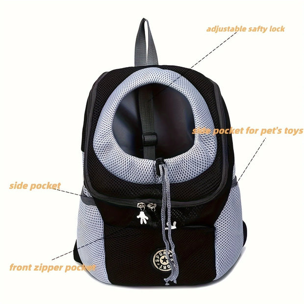 Zaini per cani, zaini per animali domestici, borse da viaggio per cani/gatti di piccola/media taglia, zaini frontali - My Store Pet