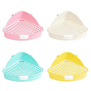 Triangolo Animale Domestico Gatto Ratto Coniglio Pipì Vasino Trainer Vassoio per lettiera Angolo WC per piccolo animale domestico Guinea Pig Toilette Lettiera - My Store Pet