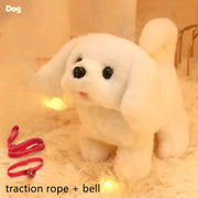 Cani giocattolo per bambini che camminano e abbaia Coda che scodinzolante Peluche Animali elettronici interattivi Cuccioli Giocattoli Montessori per ragazze Bambini piccoli Bambini - My Store Pet