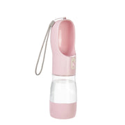 Dispenser portatile per bottiglie d'acqua per cani 2 in 1 Alimentatore per alimenti e acqua per animali domestici Camminate all'aperto Escursionismo Ciotole per cani di piccola taglia - My Store Pet