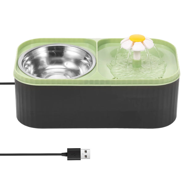 Fontana per animali domestici da 3 litri Fontana automatica per cibo per gatti Filtro Dispenser per bere animali domestici USB Muto elettrico per fontana con filtro intelligente per cani gatto - My Store Pet