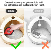 4 modalità Pet Hair Remover Pettine Spazzola Cane Gatto Hair Detailer Strumento di pulizia Tappeto Divano Panno Seggiolino auto Pettini riutilizzabili in gomma - My Store Pet