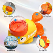 Mangiatoia per cibo per cani Cartoon Duck Design Snack per animali domestici Puzzle Mangiatoia Antiscivolo Cucciolo Automatico Dispenser di cibo per cani e gatti Giocattolo - My Store Pet