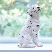 Statua di cane Scultura animale Resina Simpatico ornamento creativo per prato decorativo - My Store Pet