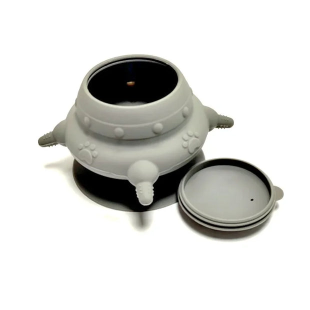 Mangiatoia per il seno in silicone per animali domestici, mangiatoia multifunzionale per ciuccio per animali domestici, biberon per cuccioli, contenitore per alimenti per gattini, cani e gatti - My Store Pet