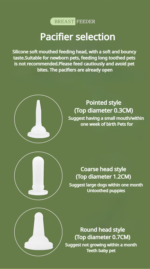 Set di dispositivi per l'alimentazione degli animali domestici Set di siringhe per biberon per la cura dei cani e gatti Dispositivo per l'alimentazione dei gattini appena nati con biberon Dispositivo per farmaci per cuccioli - My Store Pet