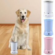 Rondella per piedi per animali domestici Pulitore elettrico per zampe di animali domestici Pulitore automatico per tazze Pulizia portatile per zampe di cani Piede a rumore rapido Basso animale domestico R2u2 - My Store Pet