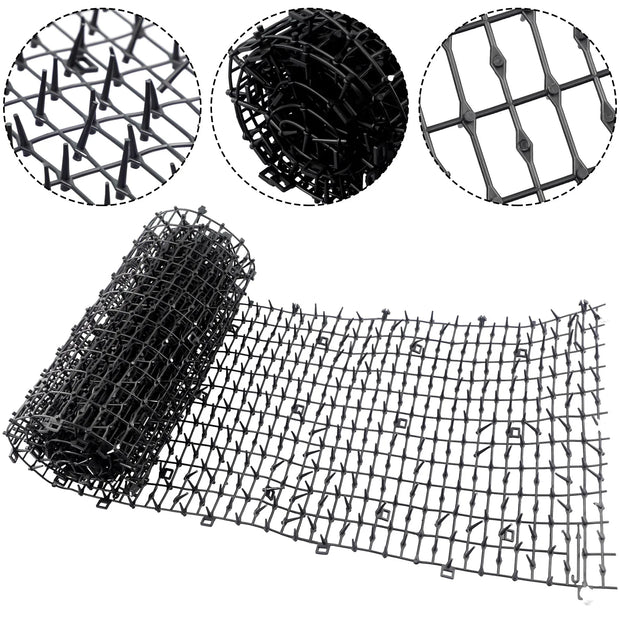 Tappetini per scatti di gatti Tappetino repellente per cani anti-gatto Attrezzi da giardino per la casa Striscia di punzoni Mantieni il gatto in modo sicuro Spike di plastica Spine Net Forniture per animali domestici - My Store Pet