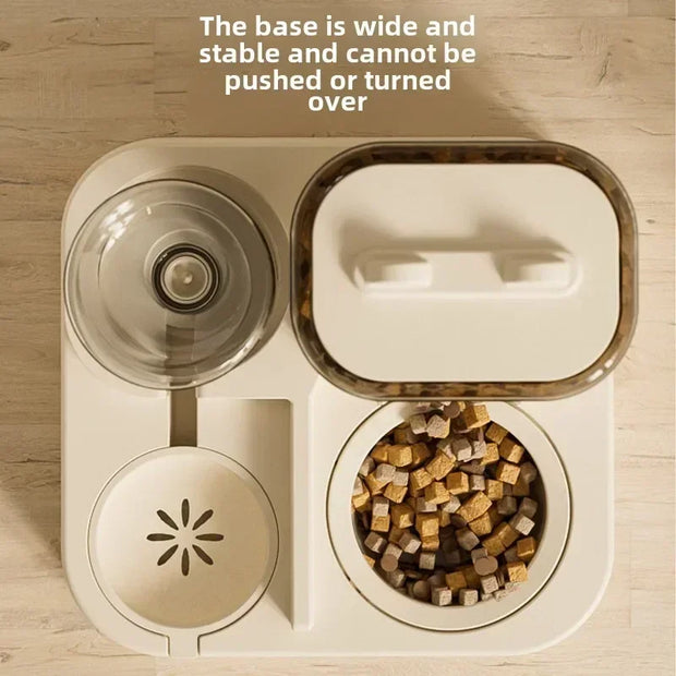 AMCat Alimentatore automatico Alimentazione per cani e gatti Fontana d'acqua Abbeveratoio Gatti Forniture per irrigazione Distributore di conservazione degli alimenti Accessori per animali domestici - My Store Pet