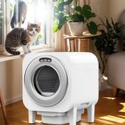 Toilette intelligente per gatti per animali domestici, lettiera elettrica per gatti, grande paletta automatica per cacca, macchina per urina per gatti per evitare schizzi all'esterno - My Store Pet