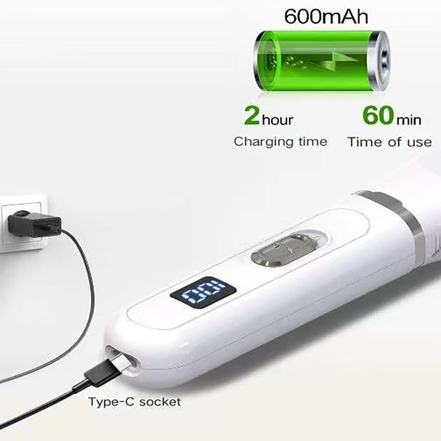 Tagliacapelli per cani Tagliacapelli elettrico per animali domestici Tagliacapelli professionale silenzioso Tagliacapelli per toelettatura per animali ricaricabile tramite USB - My Store Pet