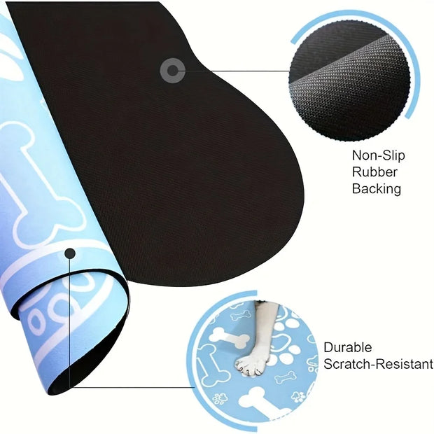 Tappetino per l'alimentazione degli animali domestici - Tappetino per pasti per animali domestici antiscivolo, resistente ai graffi e ad asciugatura rapida, adatto per cani e gatti - Facile da pulire - My Store Pet