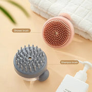 1pc Pet Bath Brush Silicone morbido con Dispenser di Shampoo massaggio delicato per toelettatura e pulizia di pellicce e capelli - My Store Pet