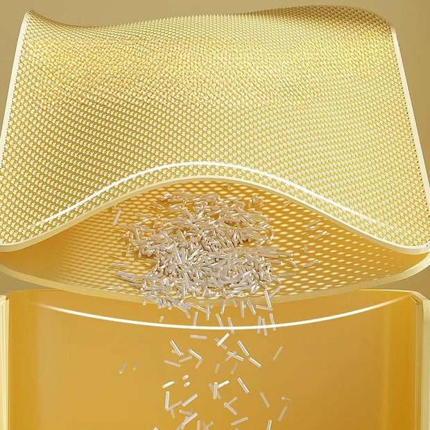 Tappetino per lettiera per gatti Tappetino impermeabile e antispruzzo Tappetino per il controllo della sabbia a doppio strato Tappetino per perdite per WC per gatti Accessori sicuri per animali domestici - My Store Pet