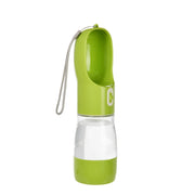 Dispenser portatile per bottiglie d'acqua per cani 2 in 1 Alimentatore per alimenti e acqua per animali domestici Camminate all'aperto Escursionismo Ciotole per cani di piccola taglia - My Store Pet