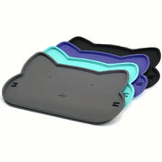 Tappetino per l'alimentazione degli animali domestici per cani Gatti Tappetino per cibo per gatti antiscivolo impermeabile in silicone tinta unita Tovaglietta per tappetino per l'alimentazione del cane portatile - My Store Pet