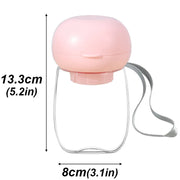 Alimentatore per animali domestici Ciotola Distributore d'acqua 2 in 1 Cibo portatile design pieghevole portatile Gatto Viaggio all'aperto Tazze per funghi Forniture per animali domestici - My Store Pet