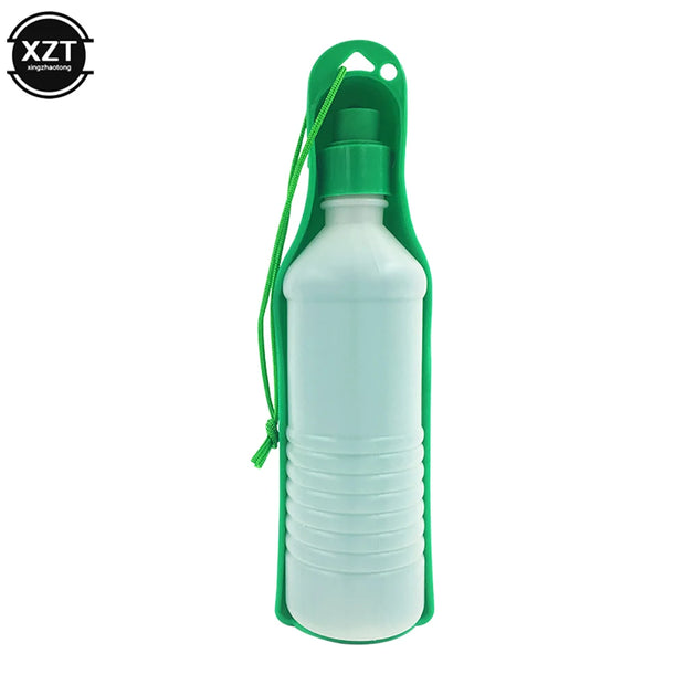 Bottiglia d'acqua per cani da compagnia in plastica portatile da viaggio all'aperto ciotola per l'alimentazione dell'acqua potabile pieghevole bollitore automatico per l'alimentazione dell'acqua - My Store Pet