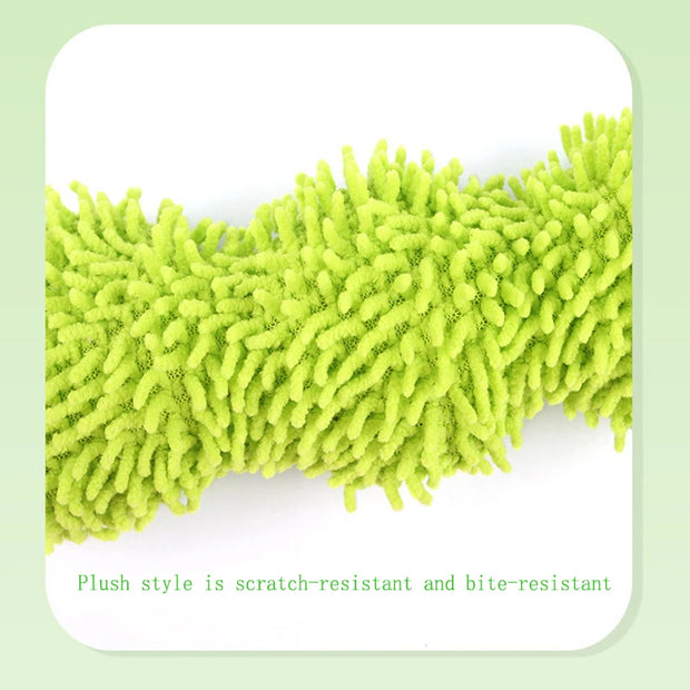 Peluche per gatti, divertente gatto per alleviare l'aldio, giocattolo animale verde interattivo antigraffio e resistente ai morsi - My Store Pet