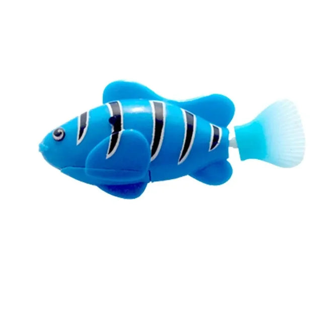 Giocattolo per gatti LED Induttivo Interattivo Nuoto Robot Pesce Giocattoli Incandescente Pesci elettrici Stimolare la caccia del gattino Instinct Prodotti per animali domestici - My Store Pet