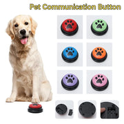 Pulsante di comunicazione per animali domestici Scatola audio per cani Addestramento Giocattoli parlanti Batteria a lunga durata Registrazione Altoparlante Spremere Dare voce - My Store Pet