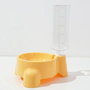 Bottiglia d'acqua per animali domestici Alimentazione automatica dell'acqua per una singola ciotola di acqua potabile Dispenser per ciotole per gatti per cuccioli Forniture per animali domestici - My Store Pet