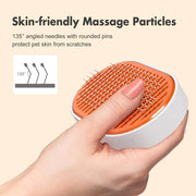 Spazzola per peli di gatto, spazzole per gatti per toelettatura e spargimento di gatti da interno, spazzola autopulente per gatti a pelo corto e lungo - My Store Pet