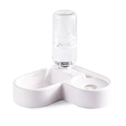 Alimentatore automatico per animali domestici da 500 ml Ciotola piccola Bere portatile Ciotola per cibo per cani e gatti Soggiorno Camera da letto Prodotti per animali Articoli per animali domestici - My Store Pet