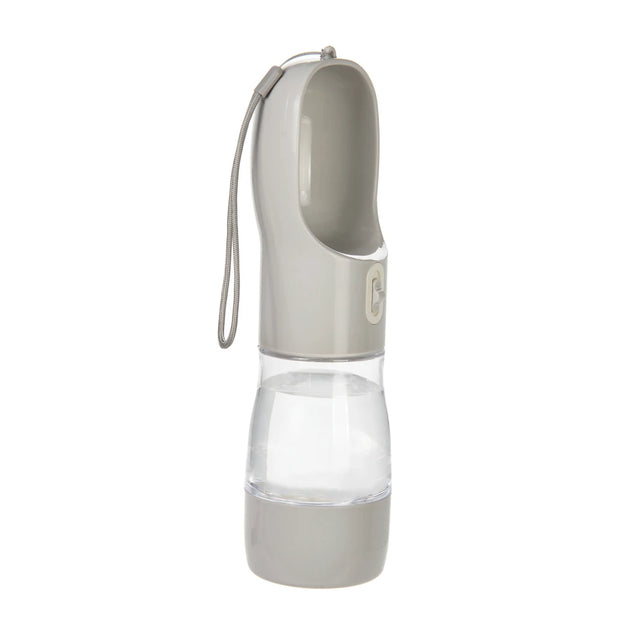 Dispenser portatile per bottiglie d'acqua per cani 2 in 1 Alimentatore per alimenti e acqua per animali domestici Camminate all'aperto Escursionismo Ciotole per cani di piccola taglia - My Store Pet