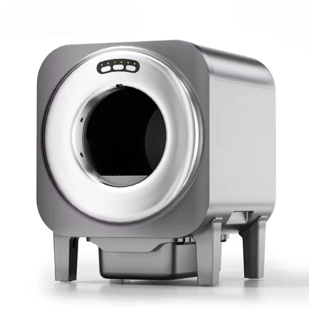 Toilette intelligente per gatti per animali domestici, lettiera elettrica per gatti, grande paletta automatica per cacca, macchina per urina per gatti per evitare schizzi all'esterno - My Store Pet