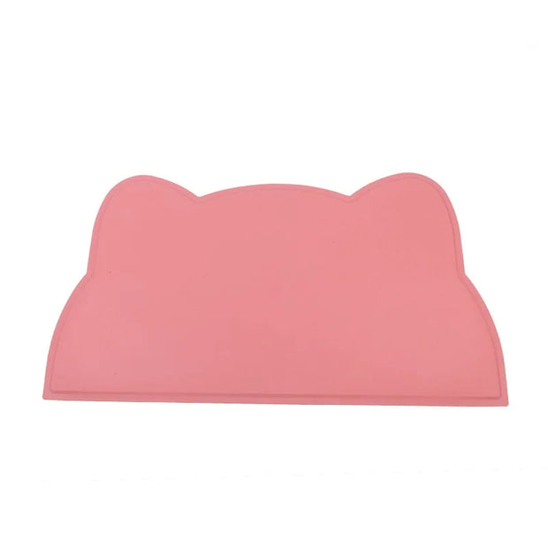 Tappetino per l'alimentazione degli animali domestici per cani Gatti Tappetino per cibo per gatti antiscivolo impermeabile in silicone tinta unita Tovaglietta per tappetino per l'alimentazione del cane portatile - My Store Pet