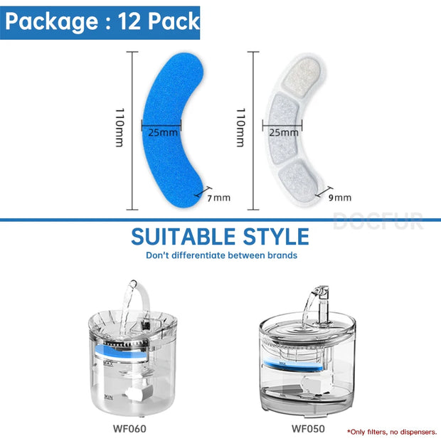 Fonte di filtro per fontana per gatti Fabbrica all'ingrosso Fontana professionale per animali domestici Accessori per filtri sostituiti Filtri per bevande per gatti - My Store Pet