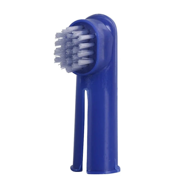 Set spazzolino da denti per animali domestici Forniture per animali Dentifricio per cani Spazzolino da denti Set per l'igiene orale per cani e gatti Sapore di manzo alla vaniglia Pulizia dei denti per animali domestici - My Store Pet