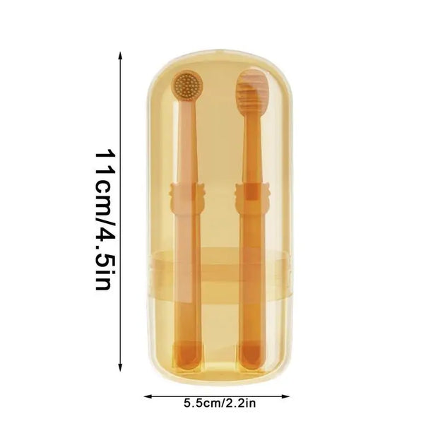 Spazzolino da denti per cani da compagnia Spazzolino da denti morbido in silicone Igiene orale Spazzolino da denti per cuccioli Dentifricio Kit per animali Pulizia dei denti Fornitori per la cura del gatto - My Store Pet