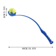 Bastone da lancio per animali domestici, dispositivo da lancio, giocattolo da lancio, palla interattiva per cani e gatti, giocattolo per animali domestici, giocattoli da addestramento, forniture per animali domestici - My Store Pet